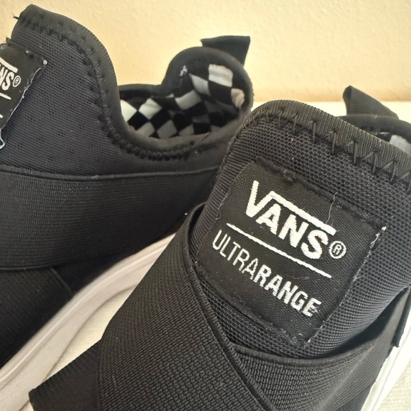 Vans UltraRange Black Mesh Slip On Sneakers women 7 men 5.5 - Picture 8 of 15
